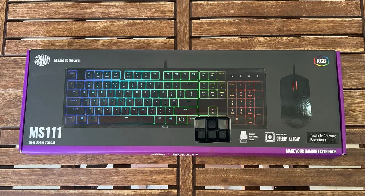 Teclado mecânico gamer Cooler Master MS111 