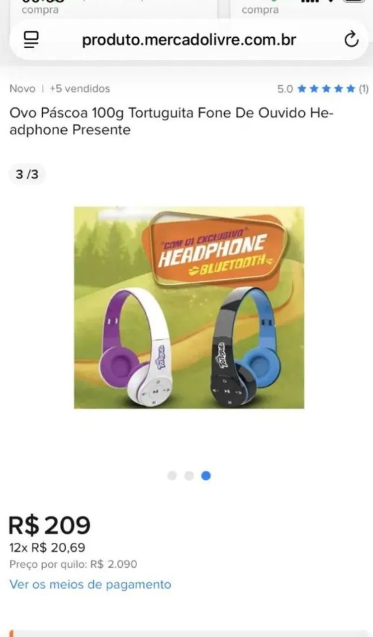Fone Bluetooth tortuguita - Foto 4