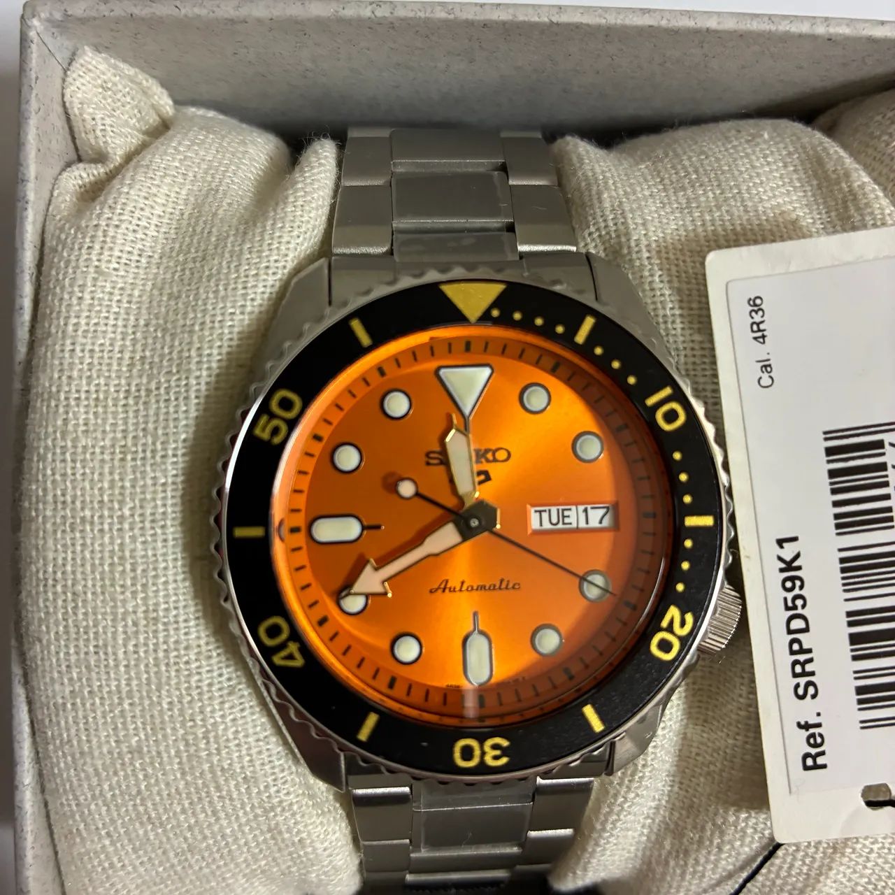 Relógio Seiko 5 Sports Automático SRPD59K1 - Foto 2