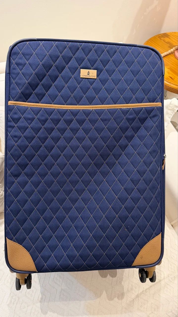 Mala grande da London Fog Azul