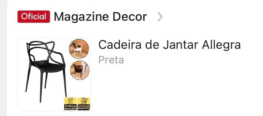 Cadeira de Jantar Allegra - Foto 2