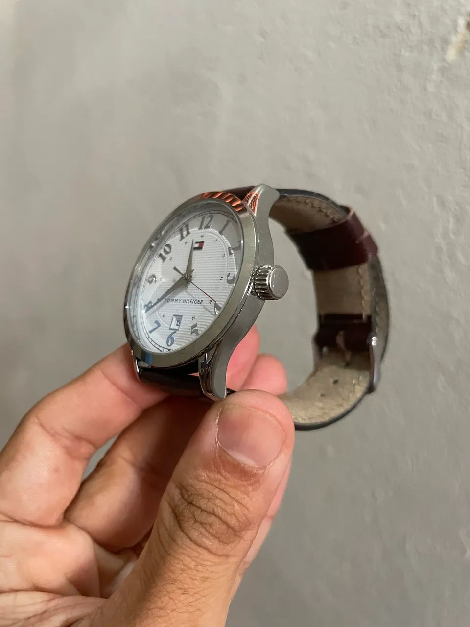 relógio Hilfiger cromado - Foto 5