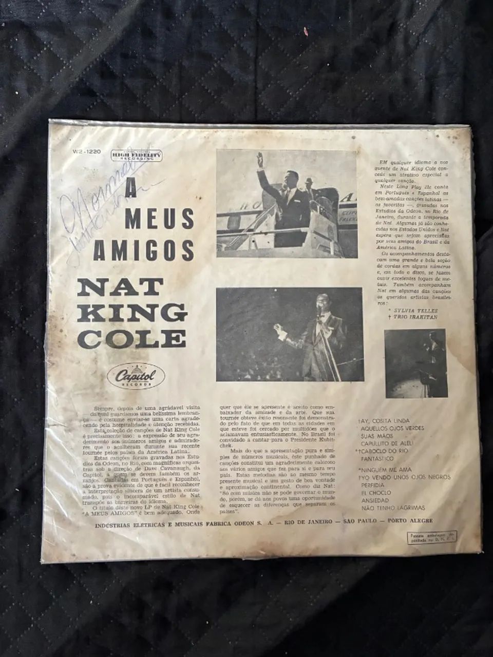 Disco de vinil - Nat King Cole ?Aos Meus Amigos? - Foto 2