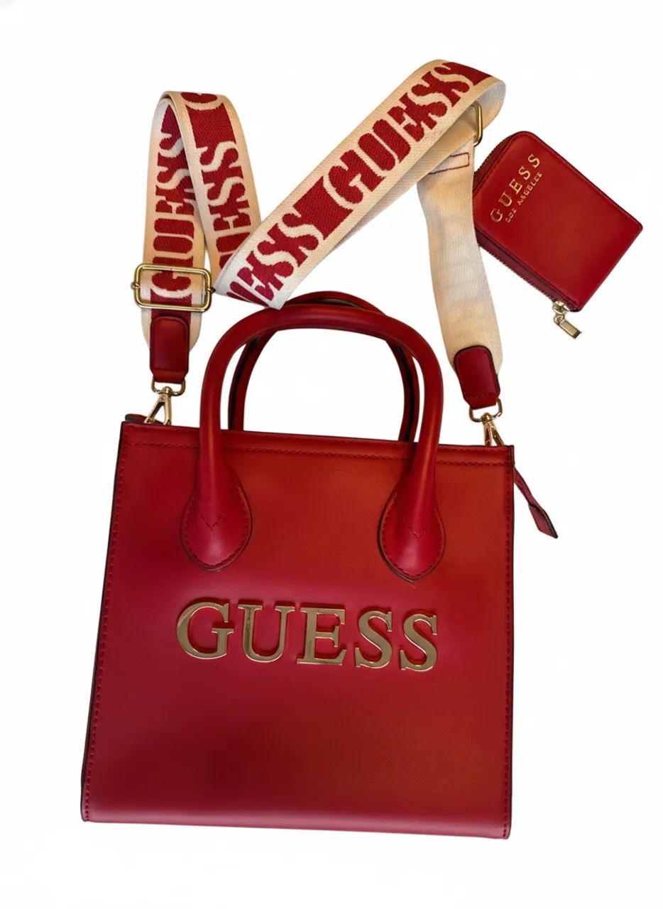 Bolsa Guess vermelha Original 
