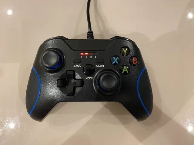 Controle Gamer para PC, Android e Smart TV - XInput/DInput - Sem Drift