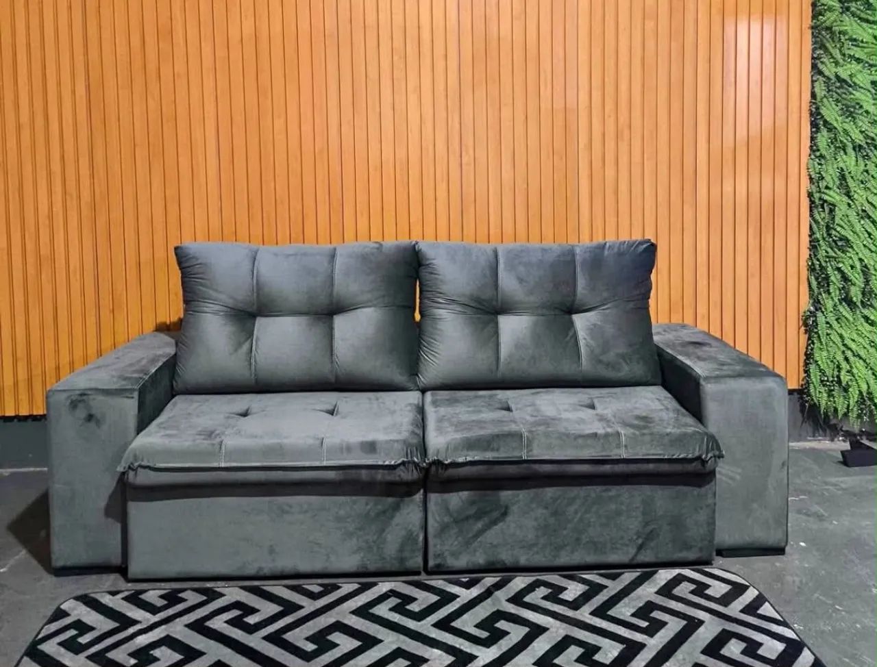 Sofá retrátil reclinável Monalisa novo 