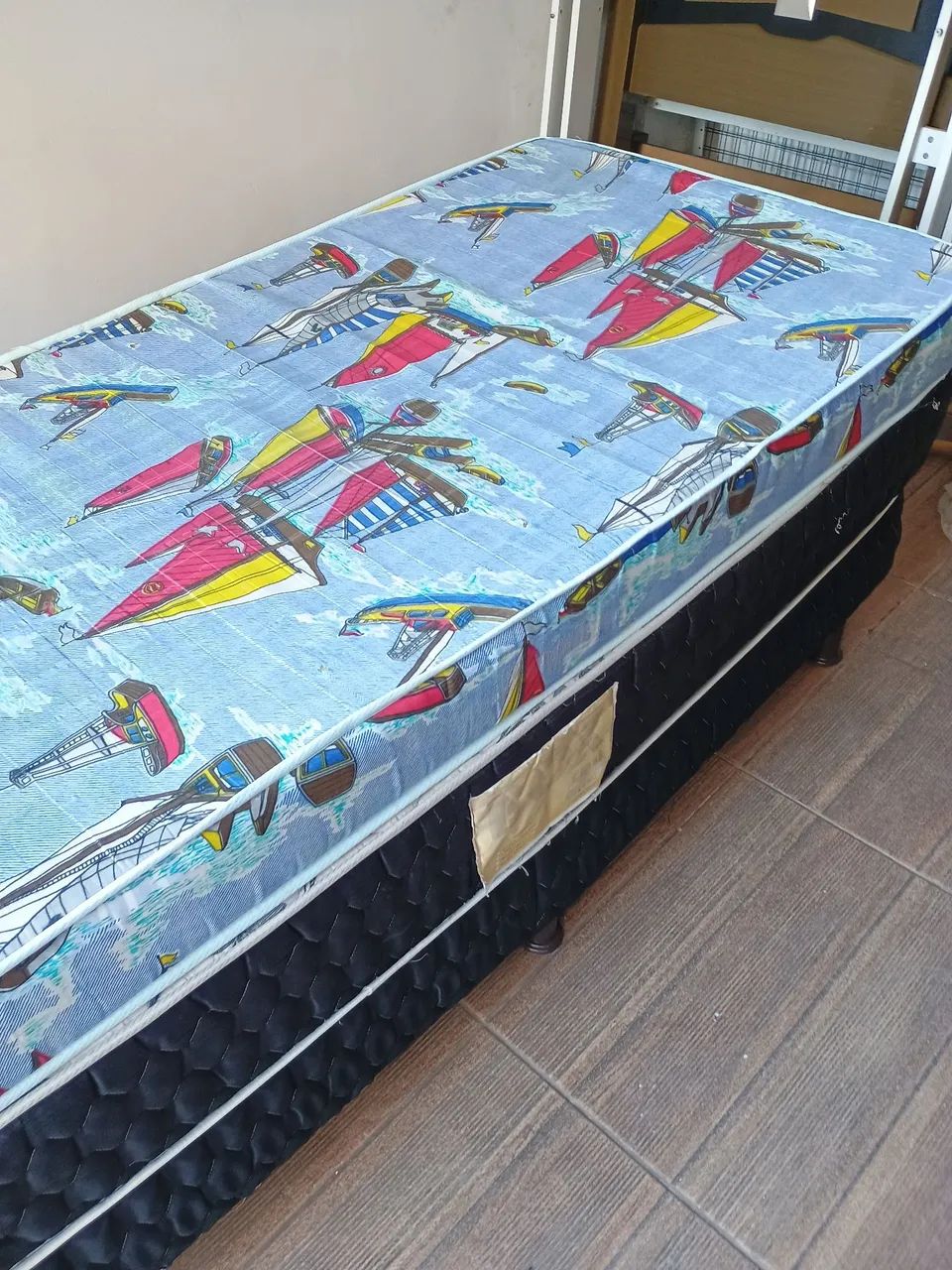 Cama box solteiro com colchão entrega  - Foto 4