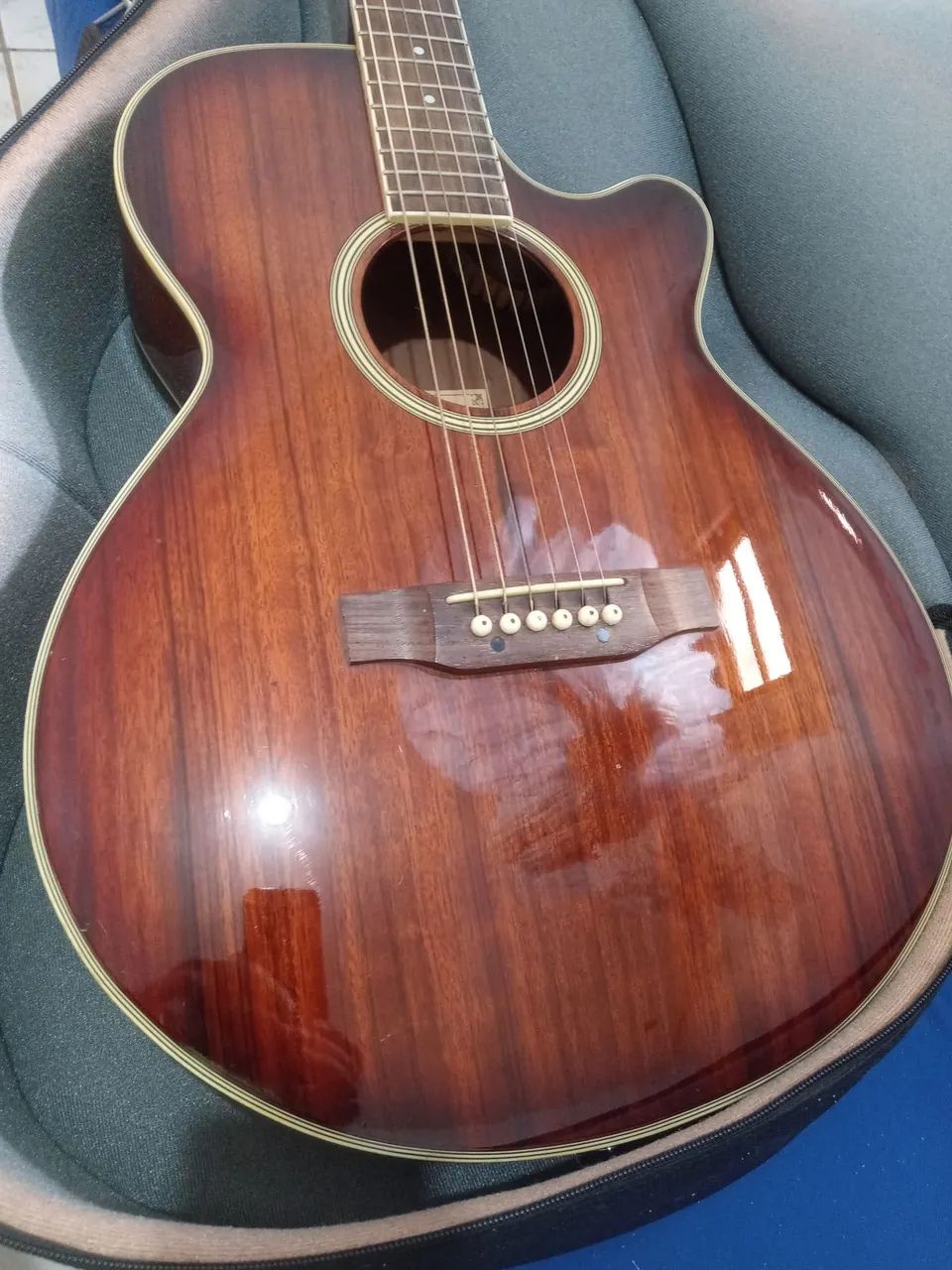 Violão jasmine by takamine modelo ts99c - Foto 3