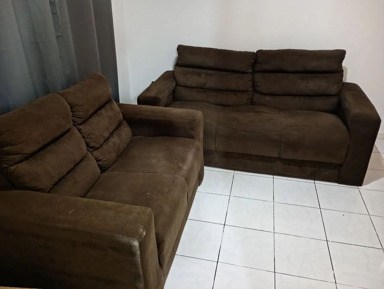 Sofá Marrom Escuro 