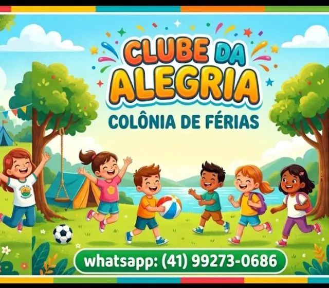 Colônia de Férias para Julho 