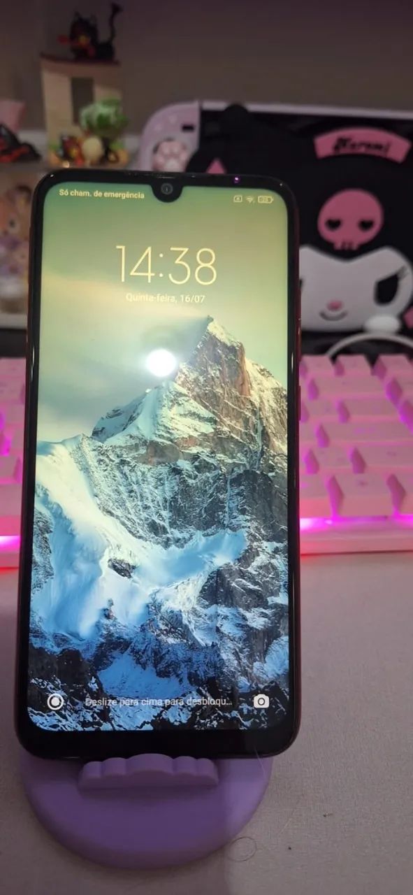 Celular Xiaomi Redmi Note 7 Rosa/Roxo - Foto 2