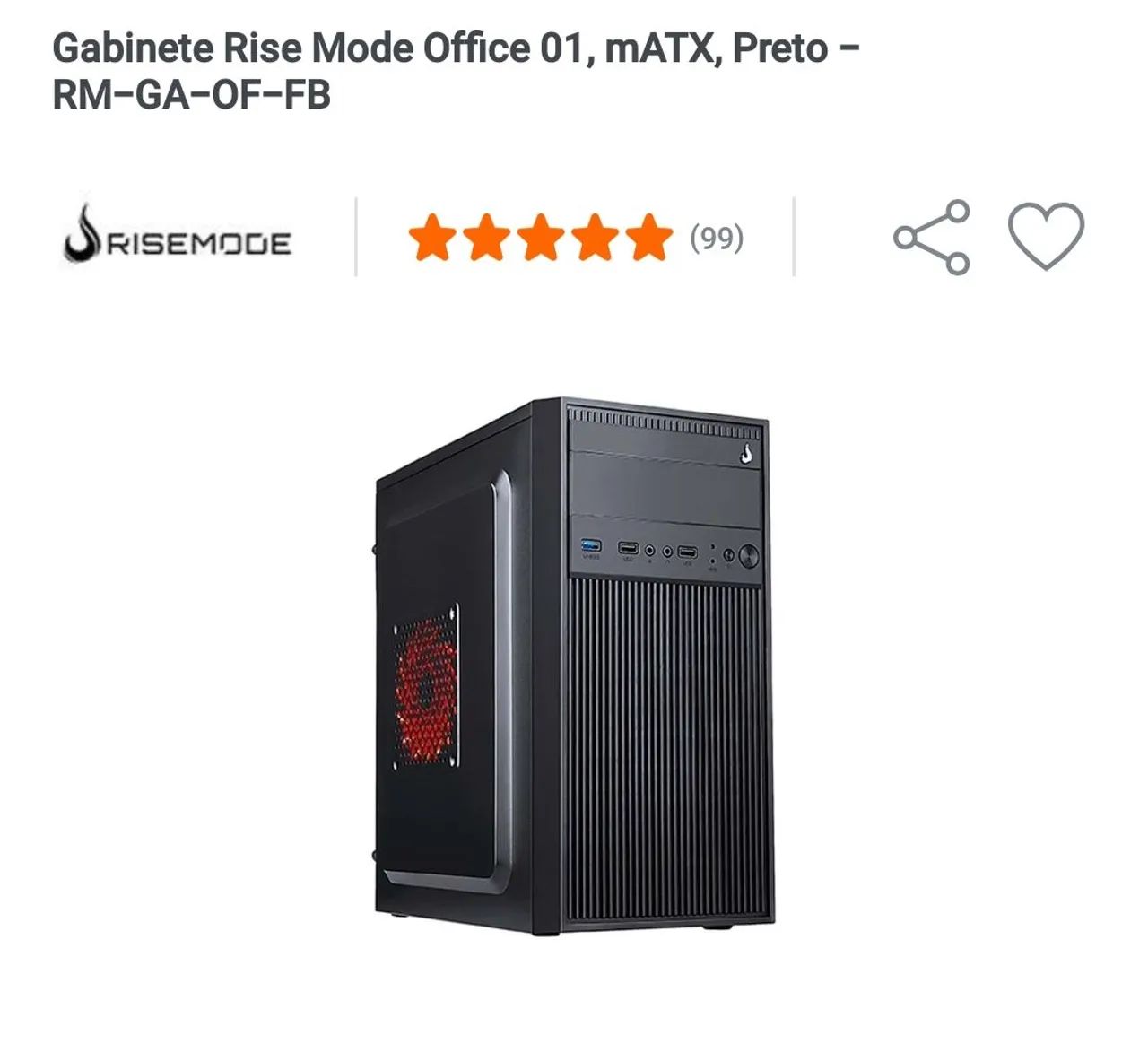 Gabinete RISE MODE