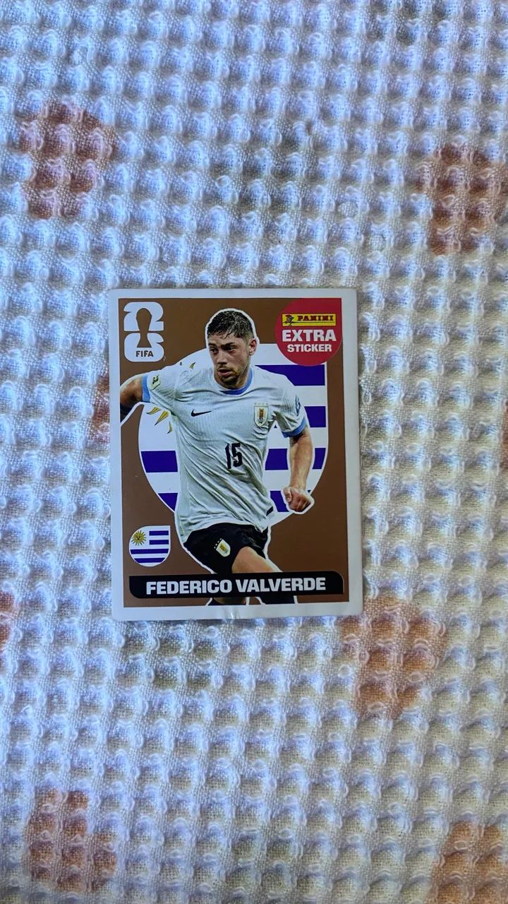 Figurinha extra do Federico valverde da copa 2026