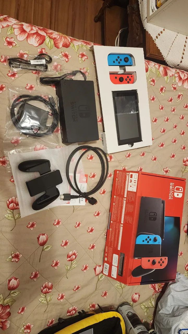 Nintendo switch V2 32GB Bloqueado na caixa  - Foto 2