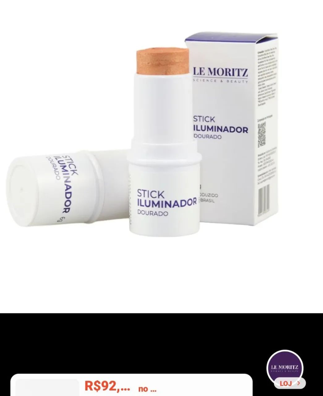 Iluminador dourado
