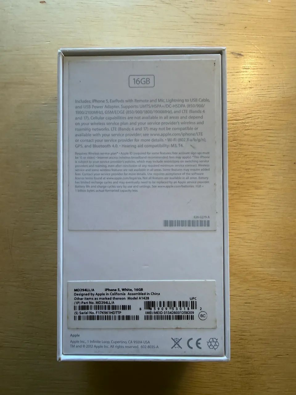 Caixa Vazia - iPhone 5 - 16GB - Branco - Foto 3