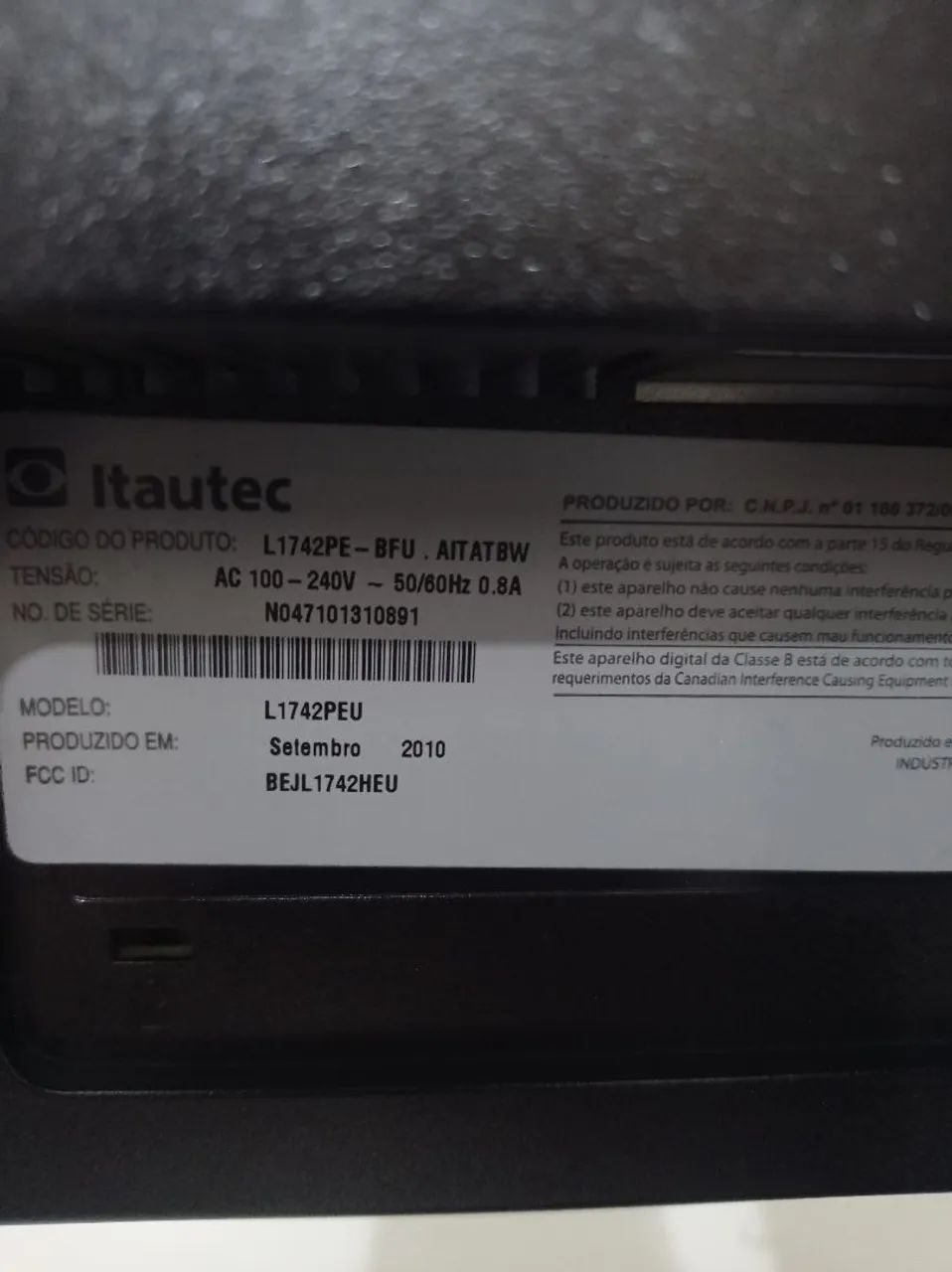 Monitor 17 polegadas LCD Itautec/LG flatron - Foto 3