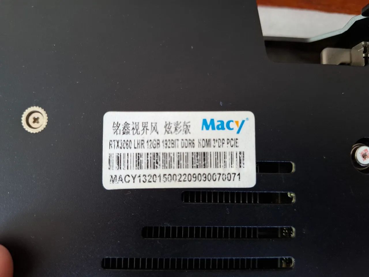Placa de vídeo Kllisre Nvidia RTX 3060 12GB LHR - Foto 5