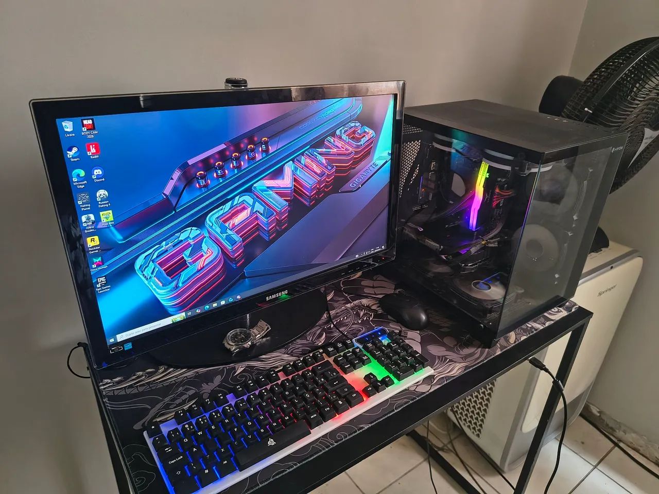 PC Gamer Ryzen 5 Completo! (Qualidade) 