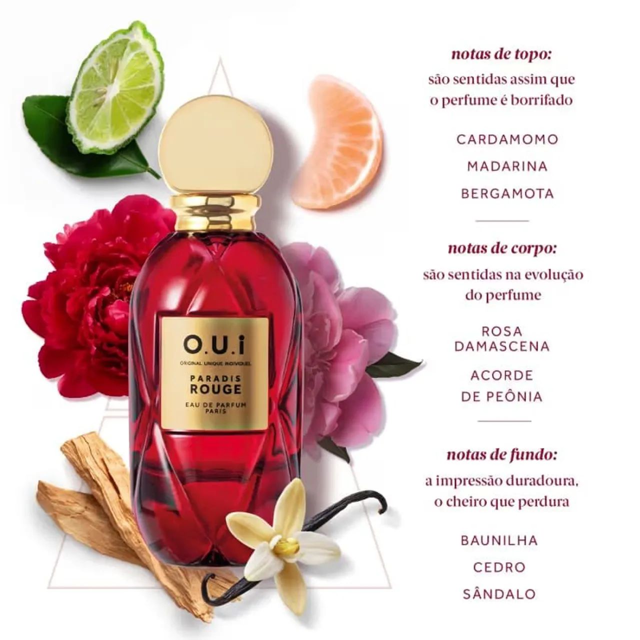 O.U.i Paradis Rouge Eau de Parfum 30ml - Foto 3