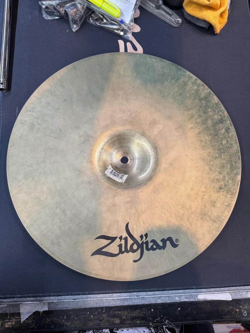 Prato zildjian a custom crash 15 polegadas medida rara corte rápido  - Foto 4