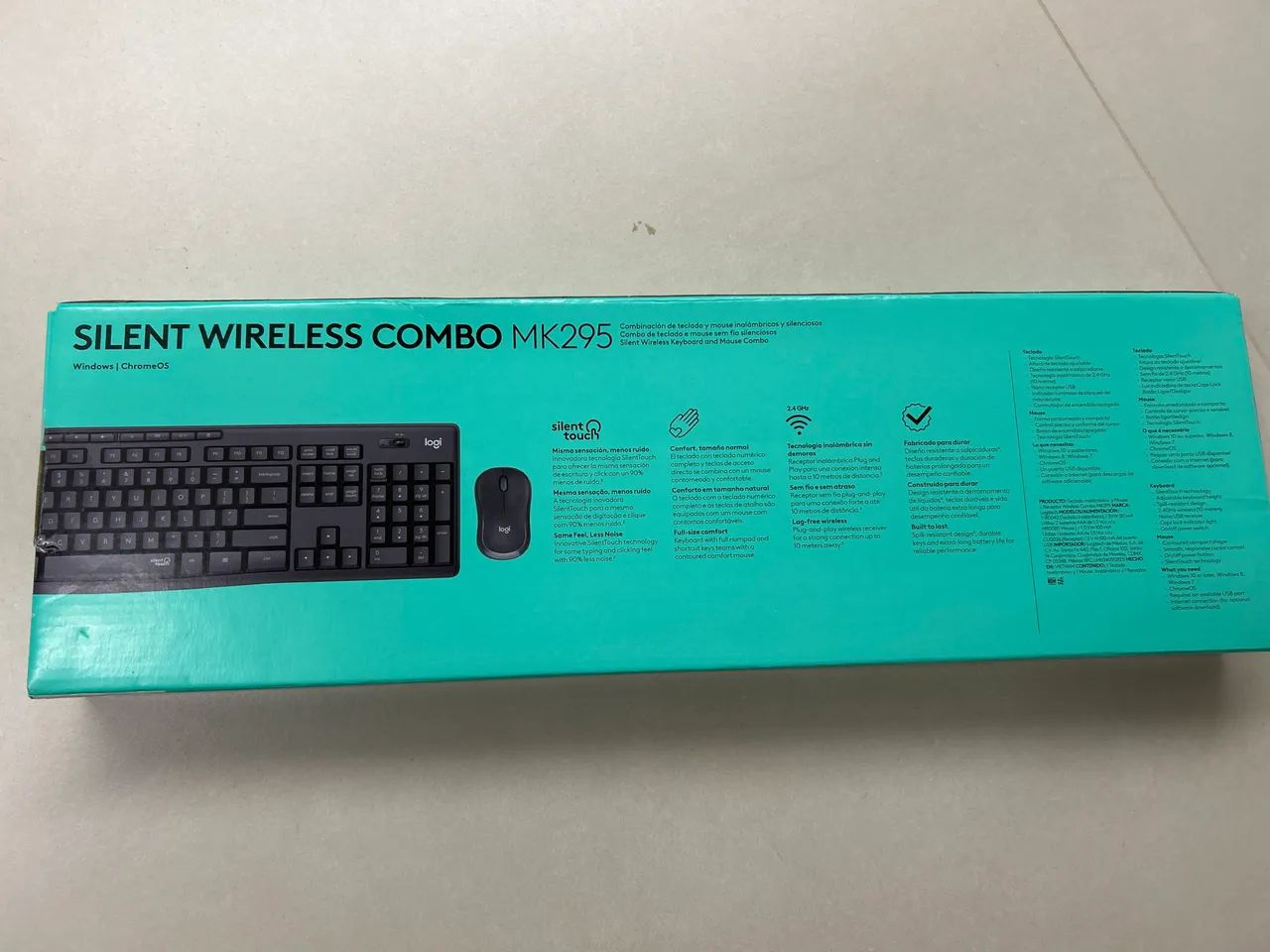 Combo Teclado e Mouse sem fio Logitech MK295 - Foto 2