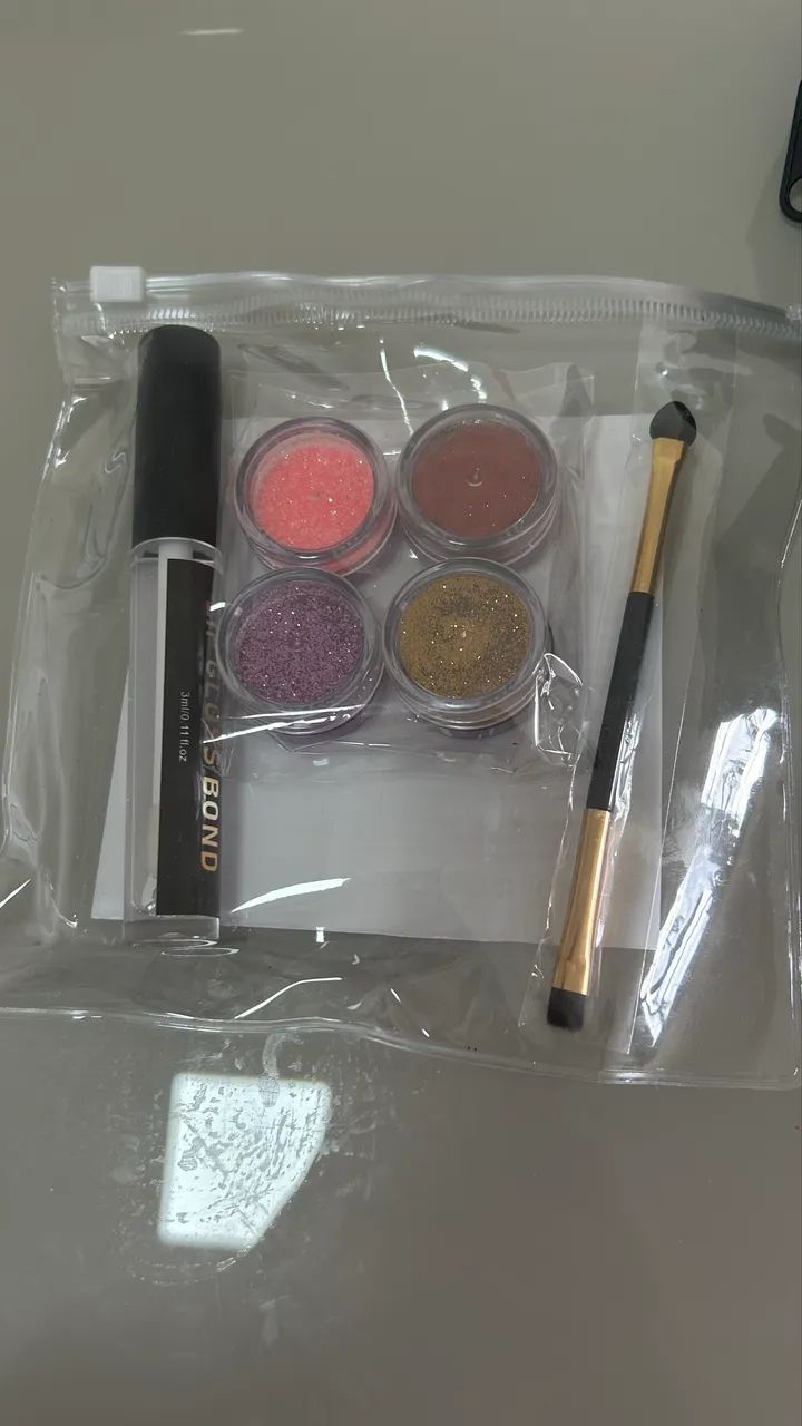 Glitter labial lip kit mamilo