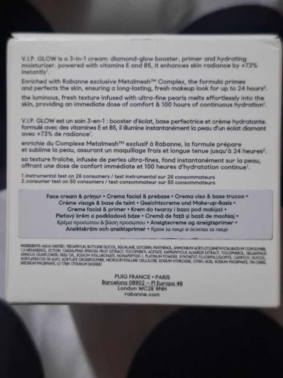 Creme Facial e Primer Rabanne  - Foto 2