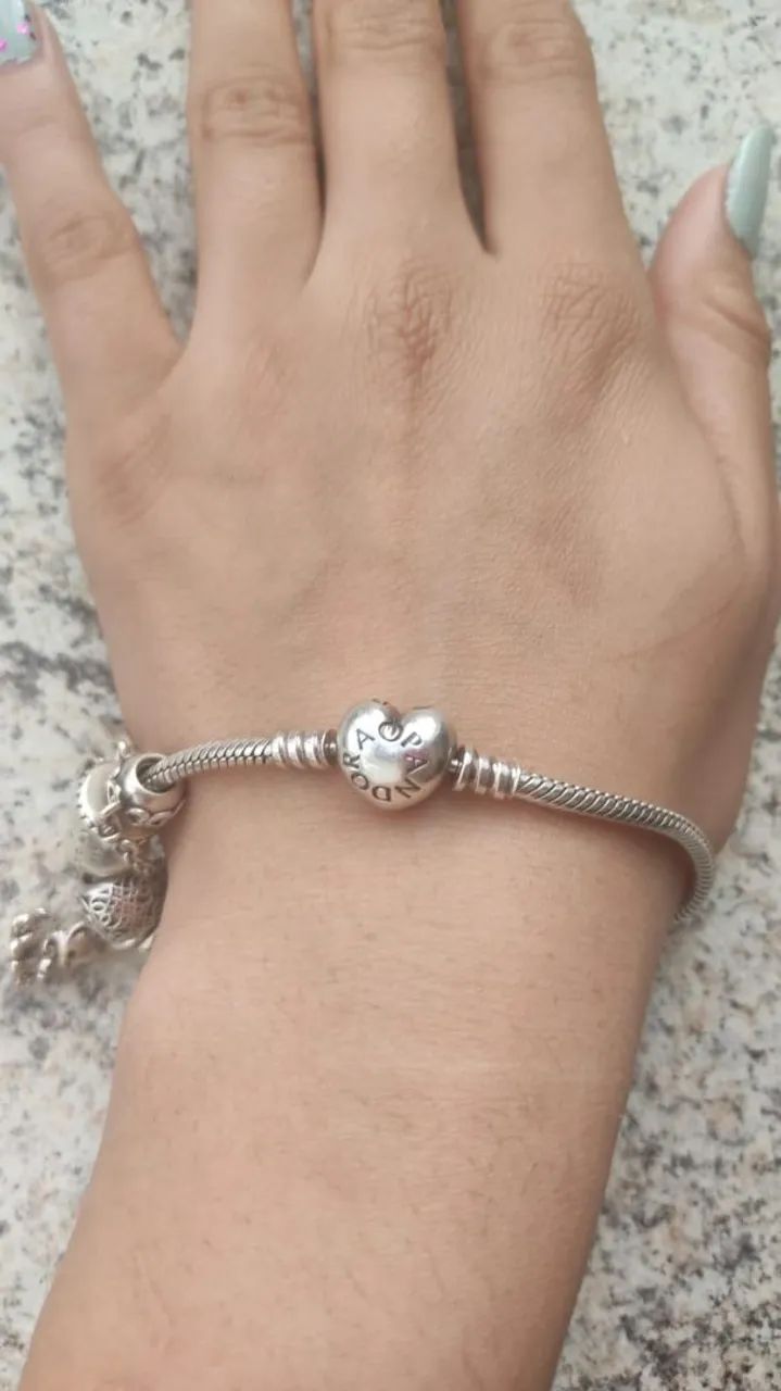 Pandora original com berloques - Foto 4