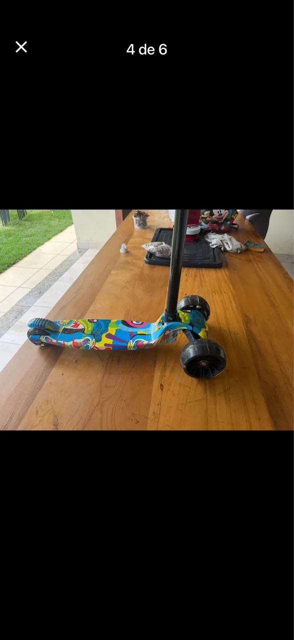 Patinete infantil com rodas que ascendem - Foto 3
