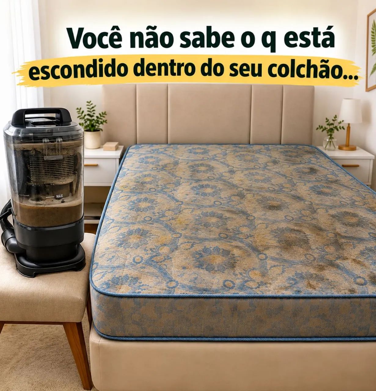 Higienização de colchões 