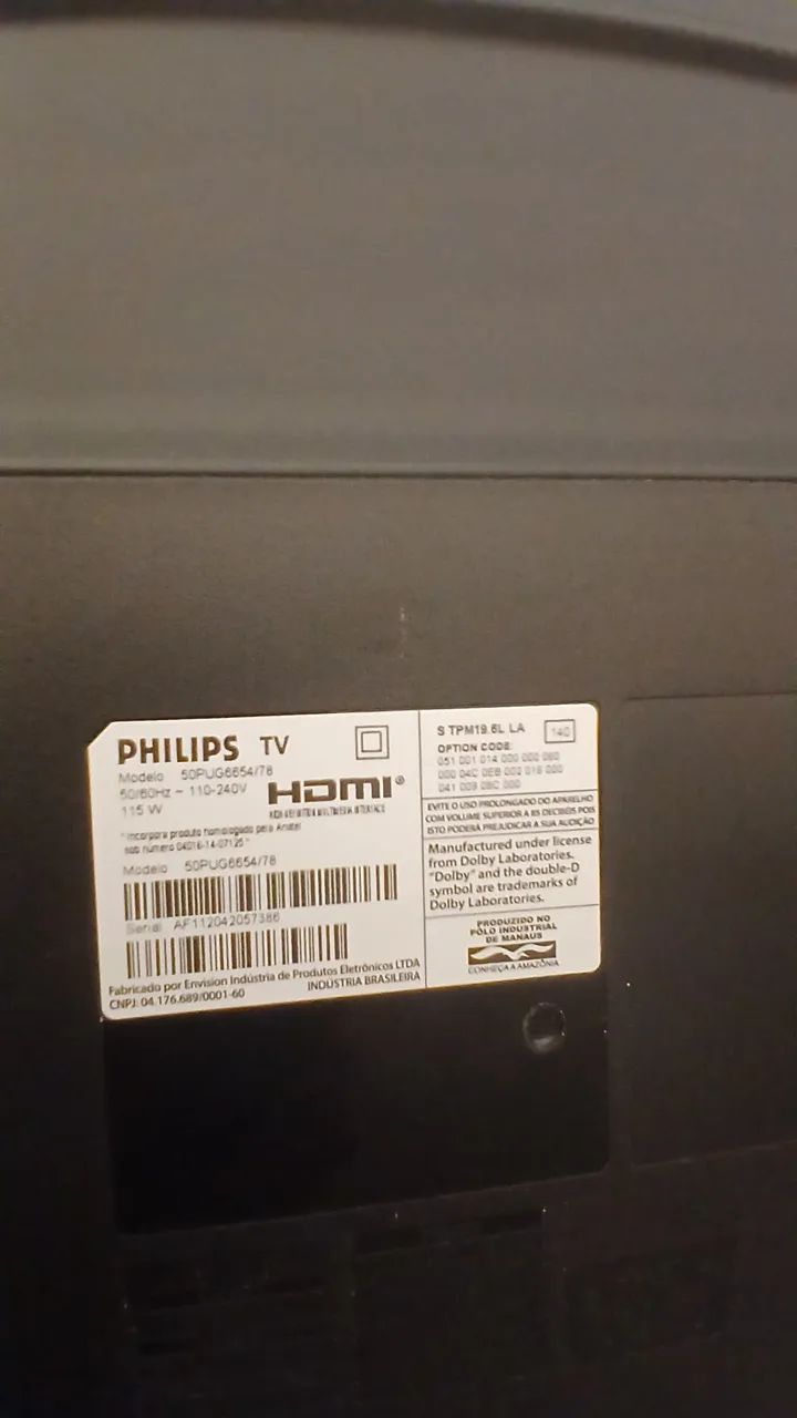 Smartv Phillips 50 polegadas  - Foto 3
