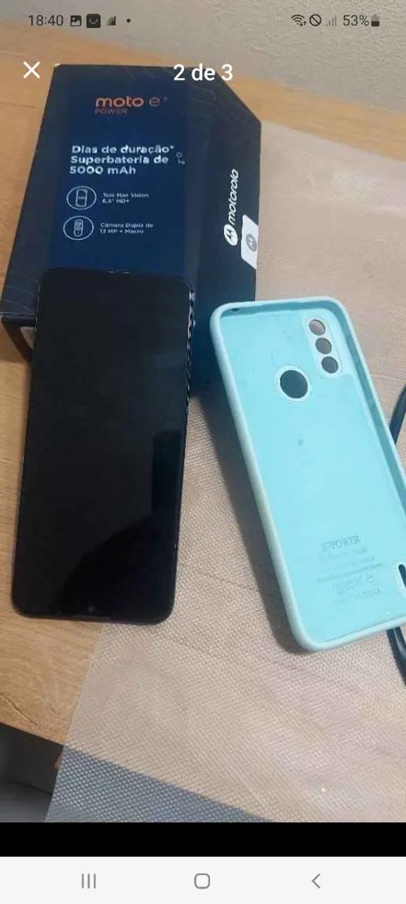 Smartphone Motorola e7 power UNICO DONO ÓTIMO ESTADO 