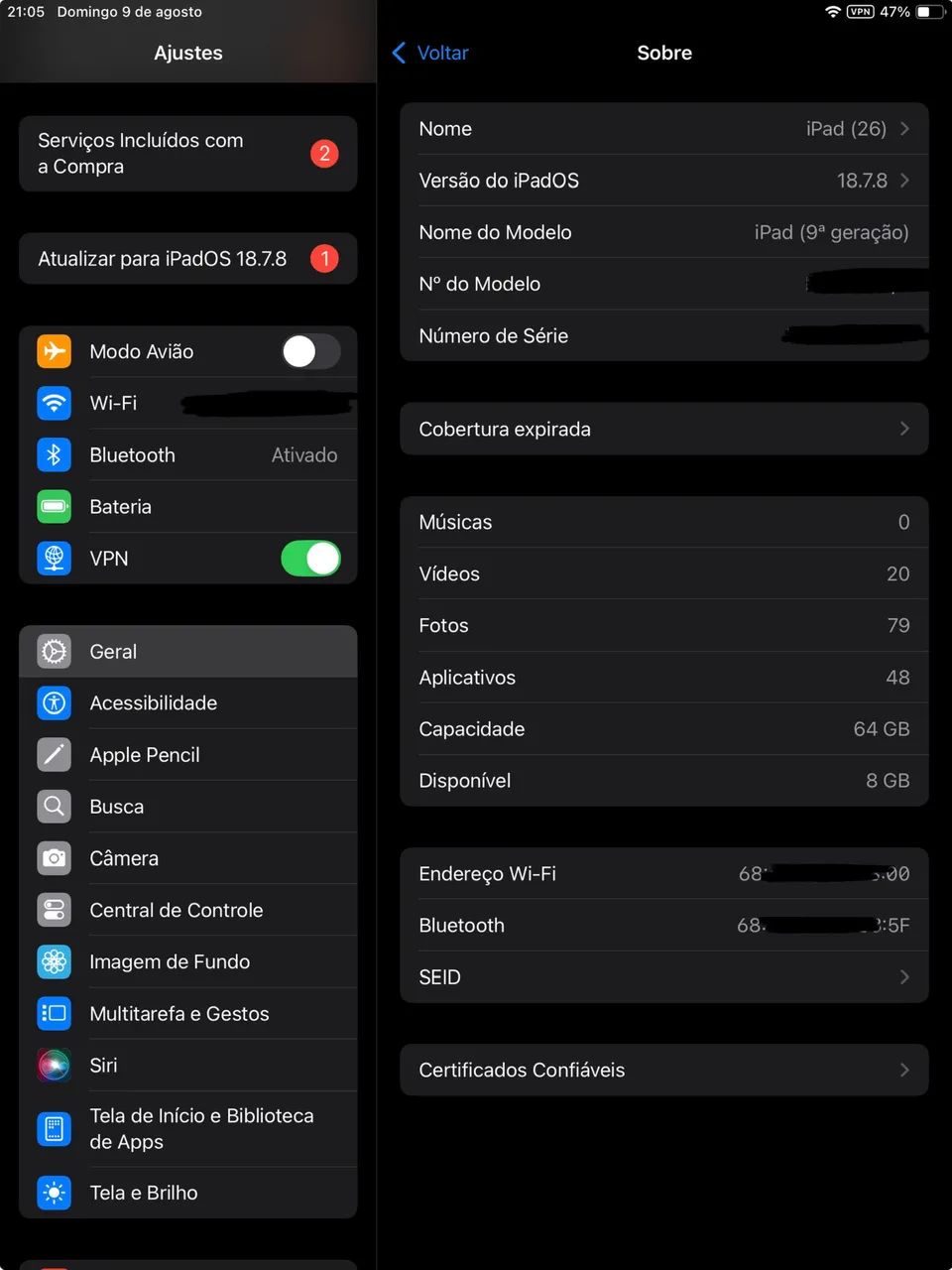 iPad 9ª Geração 64GB, Estado de novo - Foto 5