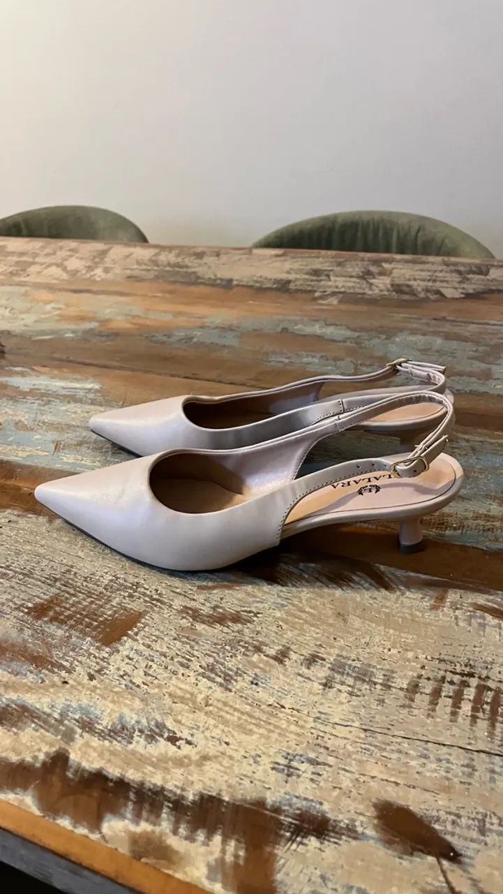 Scapin de couro rose nº39 - Foto 2