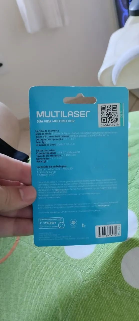 Kit de Cartão de Memória 32GB Multilaser (Modelo MC151) - Foto 2