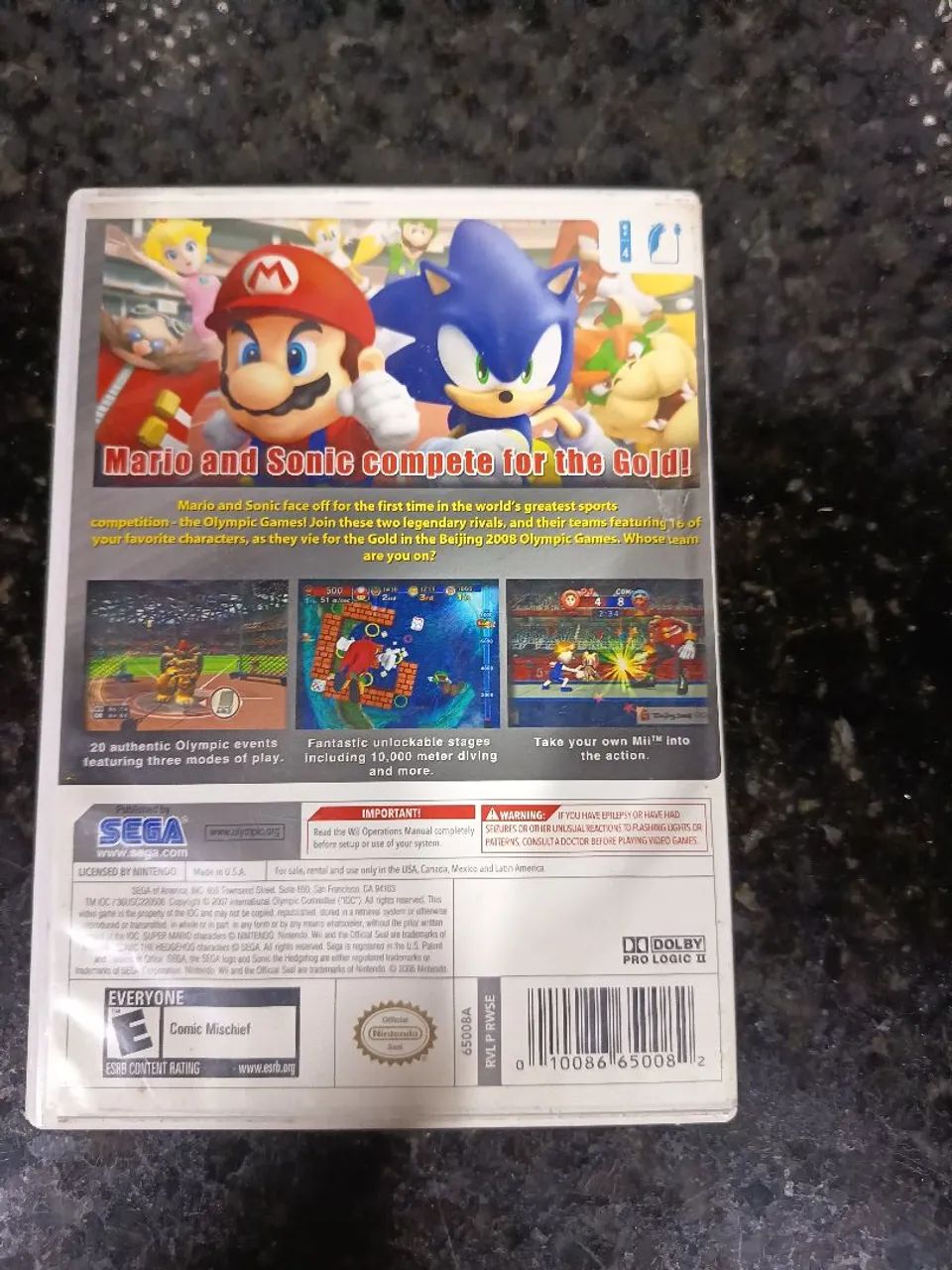 Mario e Sonic Nintendo wii - Foto 3