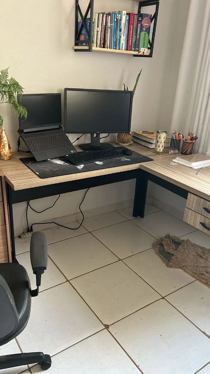 Mesa de escritório de 2 gavetas  - Foto 3