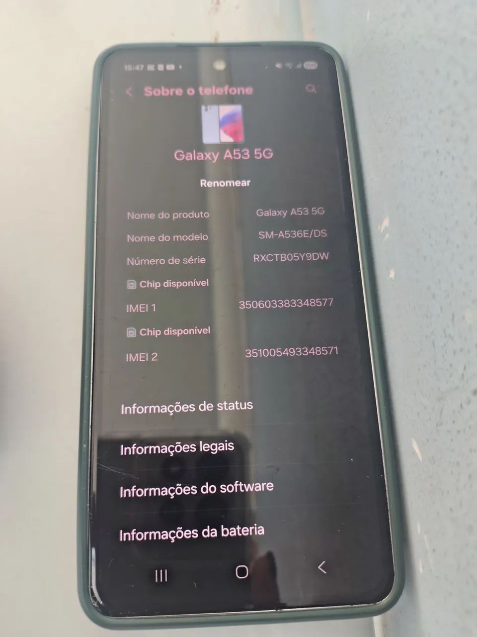 Samsung Galaxy A53 5G em otimo estado - Foto 2