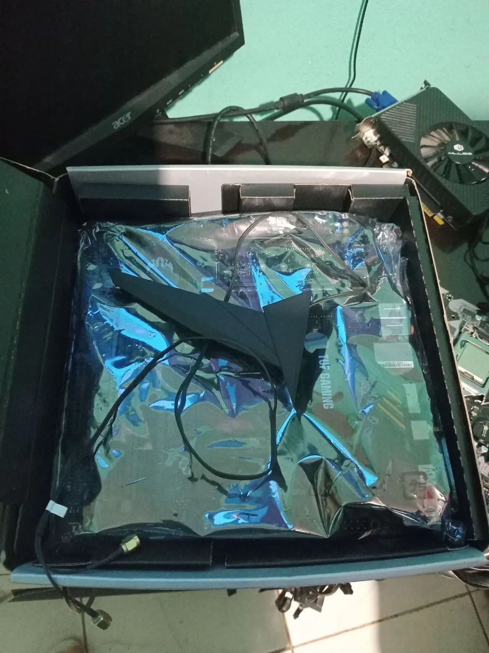 Placa mãe tuff gaming b55om-plus - Foto 4