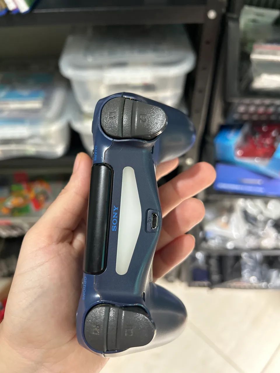 Controle PS4 azul - com garantia  - Foto 2
