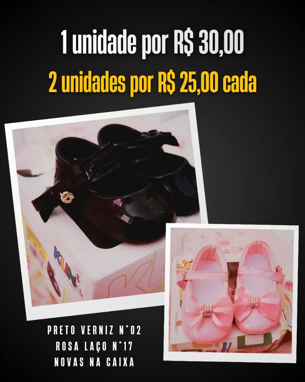 Sapatilha baby menina