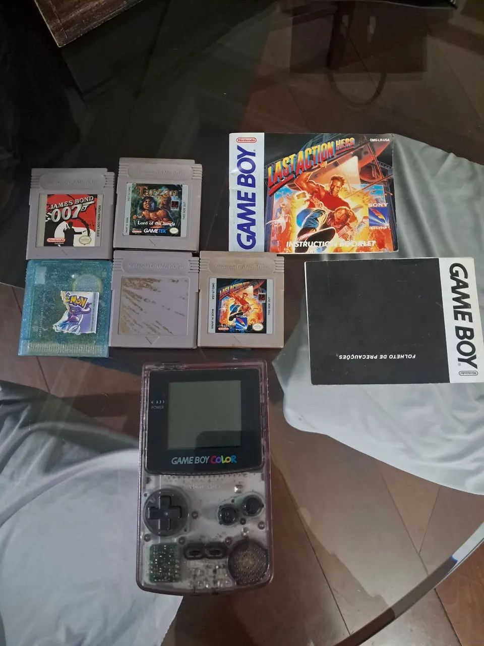 GameBoy Color Transparente Roxo (Com Jogos) - Foto 5