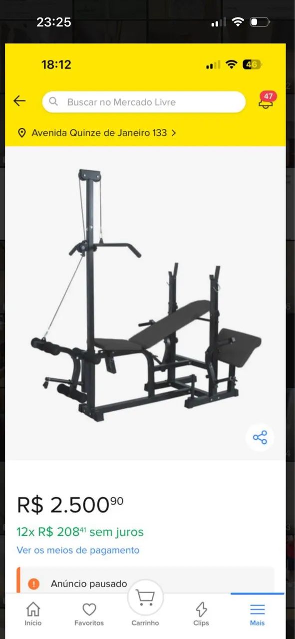 Aparelho de musculação  - Foto 3