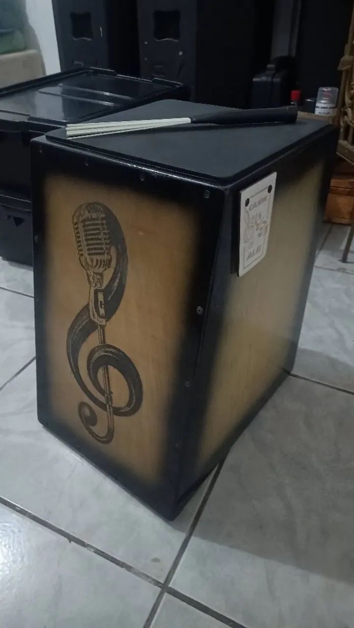 Cajon + bag + acessórios 