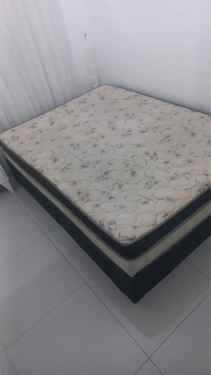 Colchão casal com base  - Foto 2