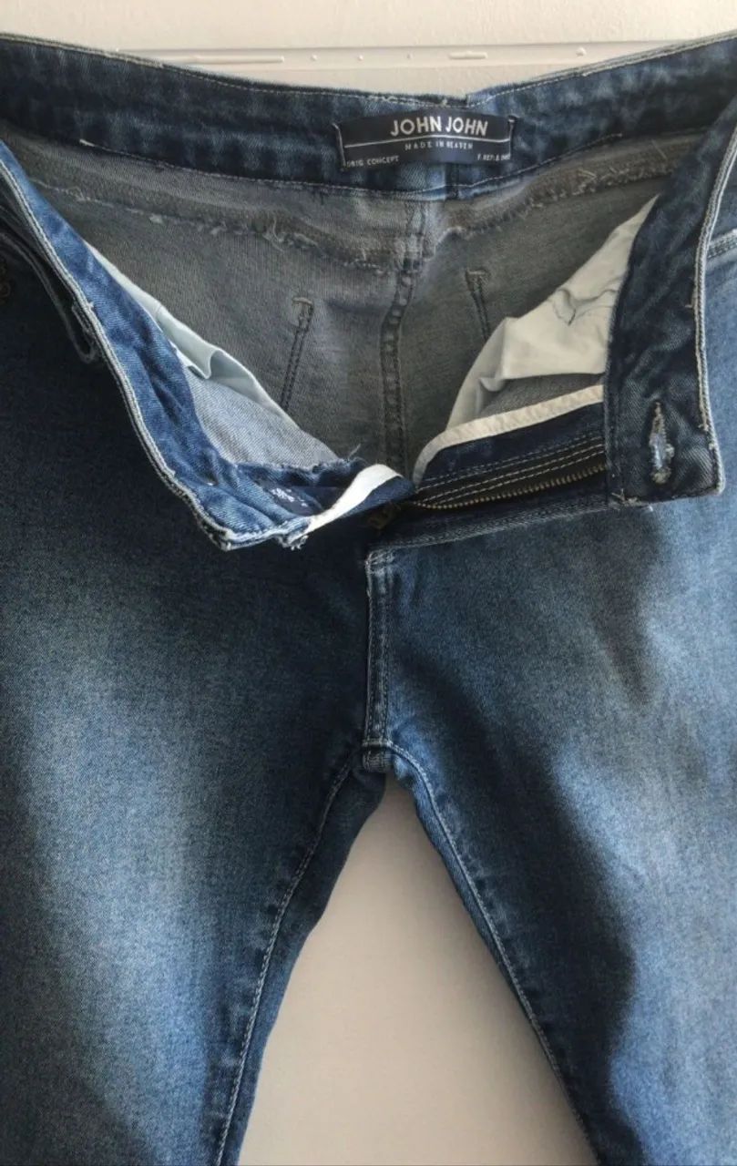 Calça jeans JOHN JOHN feminina, seminova - Foto 3