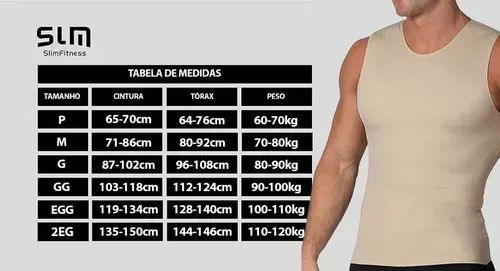 Regata Modeladora Masculina de Compressão SLM Branca Tam. G - Nova - Foto 4