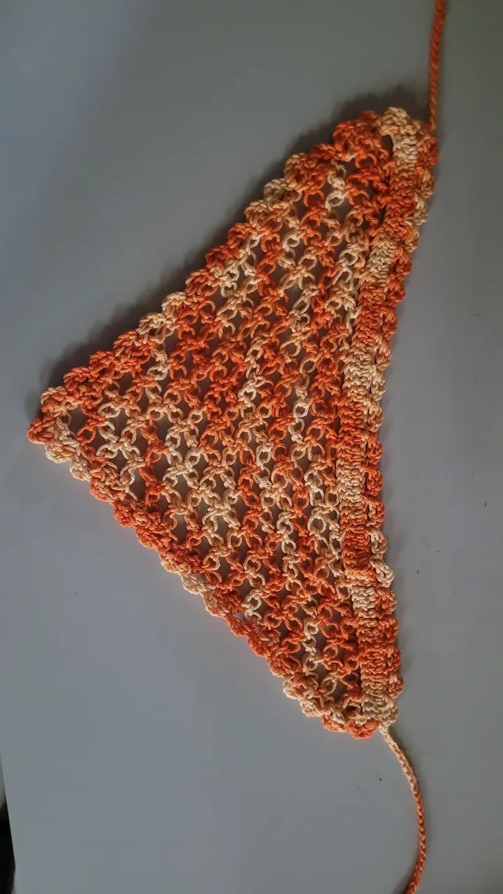 Lenço de croche  - Foto 4