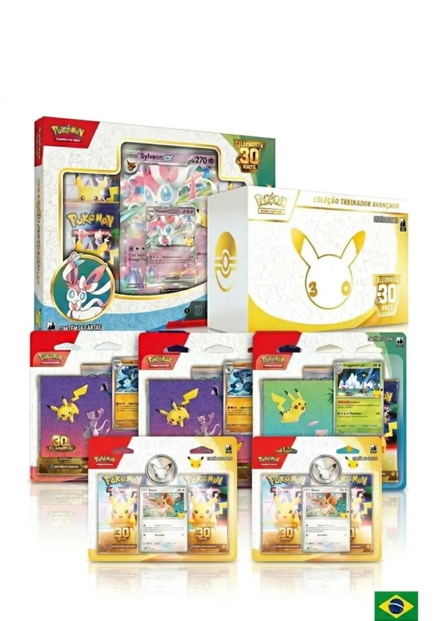 KIT POKEMON 30 ANOS!!!!